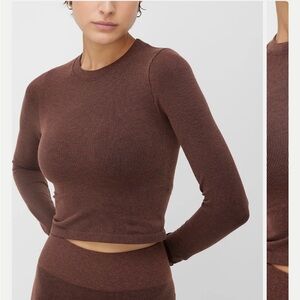 Kit and Ace Chocolate & Grey Long Sleeve